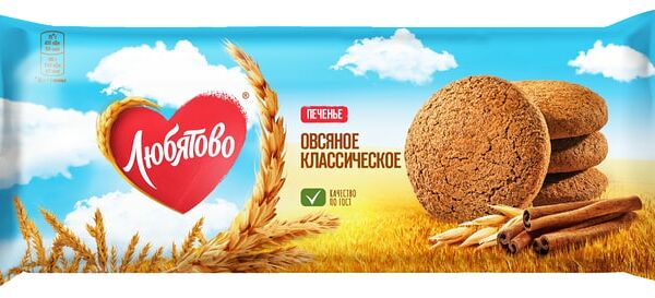 Печенье Любятово Классическое традиционное 200г
