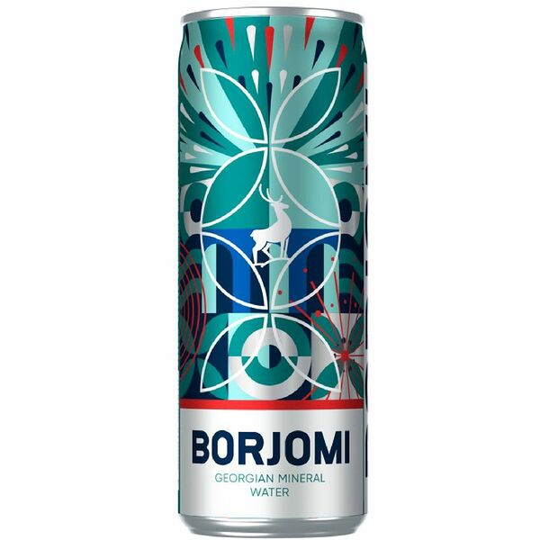 Вода Боржоми минеральная природная питьевая лечебно-столовая газированная, 330мл