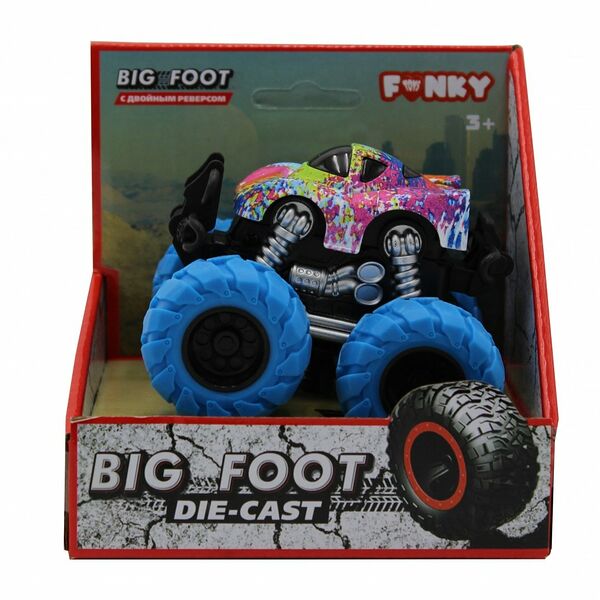 Машинка гоночная Die-cast, 4*4, фрикционная, двойной реверс в ассортименте ТМ Funky Toys (Фанки Тойз)