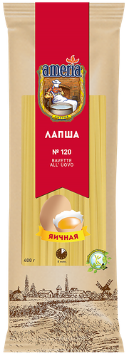 Макаронные изделия Ameria Bavette №120 400 г