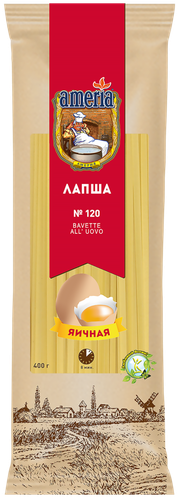 

Макаронные изделия Ameria Bavette №120 400 г