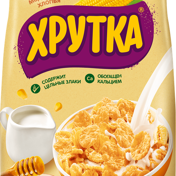 ХРУТКА Медовые хлопья пакет