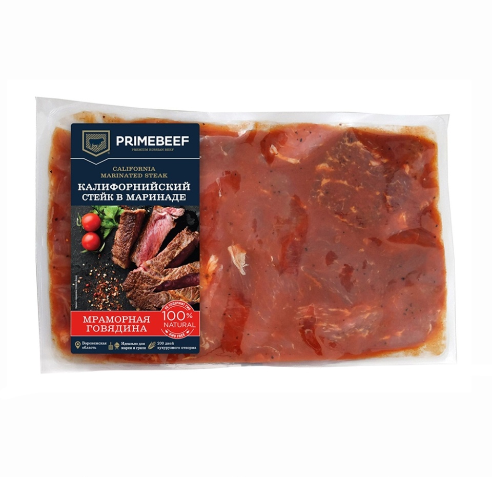 

Стейк из мраморной говядины Primebeef в маринаде калифорнийский