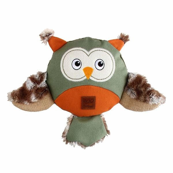 Игрушка для собак Сова с большой пищалкой 31см