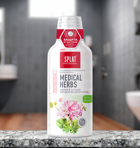 

Ополаскиватель для полости рта Splat Professional Medical Herbs 275 мл