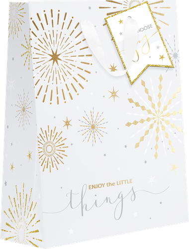 

Пакет подарочный Gloss 31.5х25.5х11 см дизайн в ассортименте