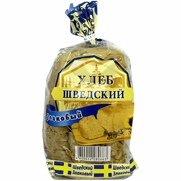 Хлеб Золотой колос Шведский злаковый нарезка 300г