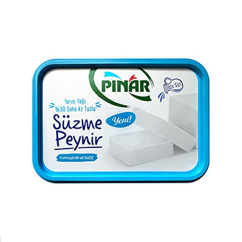 Сыр «Сузме» рассольный лёгкий 30%, Pinar, 275 г, Турция, БЗМЖ