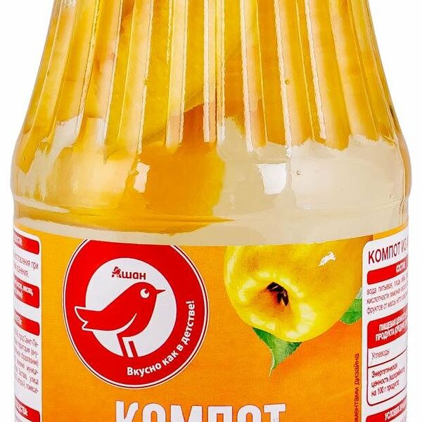 Компот Ашан Красная птица из айвы