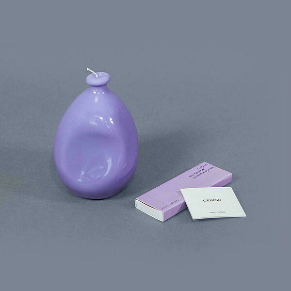 Подарочный набор Nōtem x Pollyhey (Свеча-шар, спички, открытки) №2