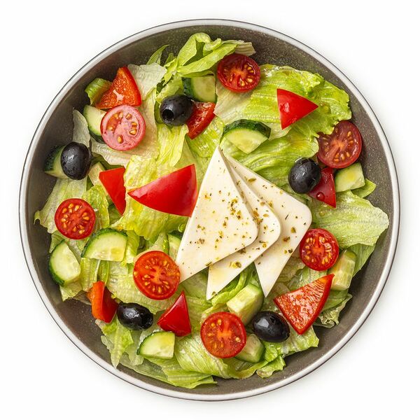 Греческий салат с цитрусовым дрессингом Шеф Перекрёсток, 210г
