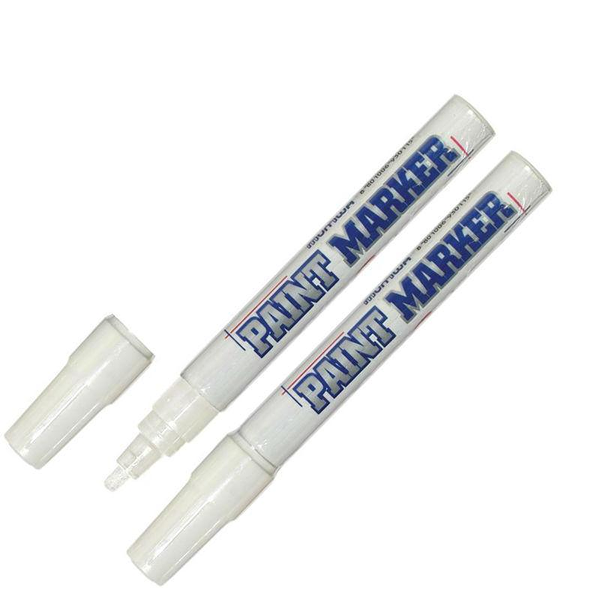Маркер-краска белый, 2 шт ТМ MunHwa (МунХва)