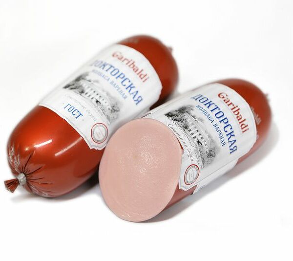 Колбаса варёная Garibaldi Докторская высший сорт