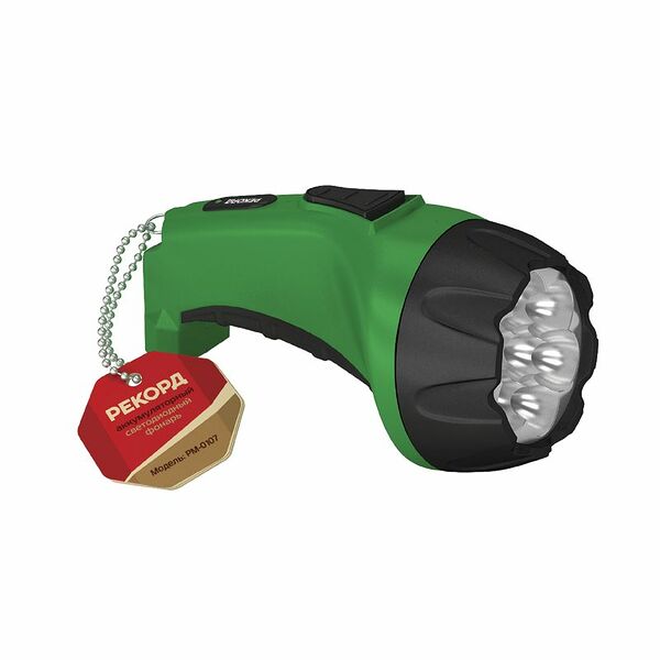 Фонарь светодиодный аккумуляторный Рекорд PM-0107