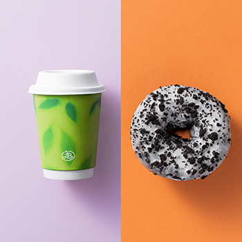 

Кофе с собой Капучино 200 мл + Донатс COOKIE NOIR Poppies 68г от шеф-кондитера АВ Россия