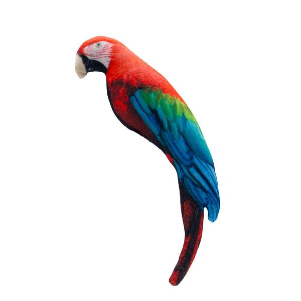 Игрушка для кошек FOXIE Попугай Ара красный с валерианой и кошачьей мятой