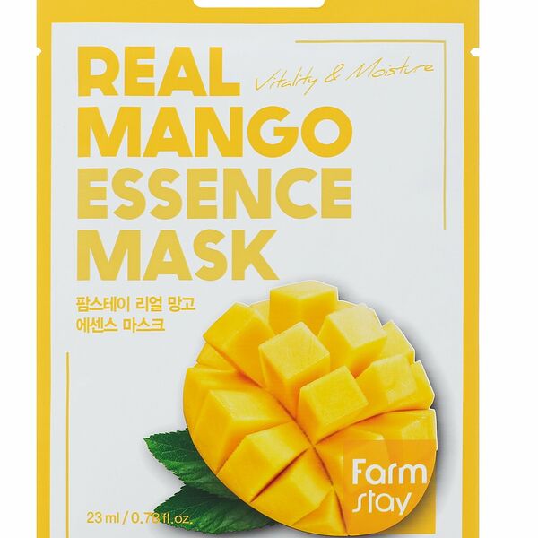FARMSTAY Тканевая маска для лица с экстрактом манго, 23 мл