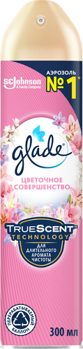 

Освежитель воздуха Glade Цветочное совершенство 300 мл