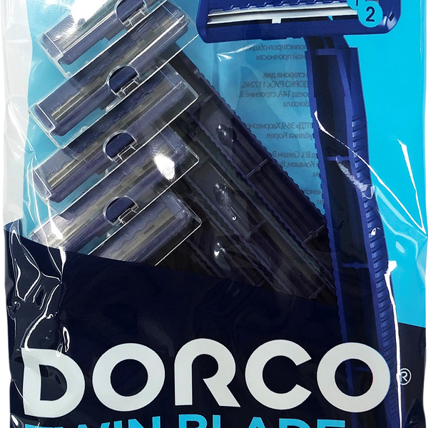 Одноразовый станок для бритья Dorco Twin Blade Fixed 2 лезвия 5 шт.