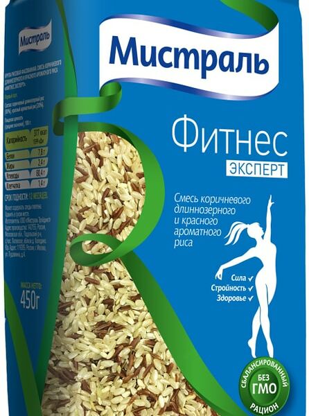 Рис Мистраль Фитнес Эксперт 450г