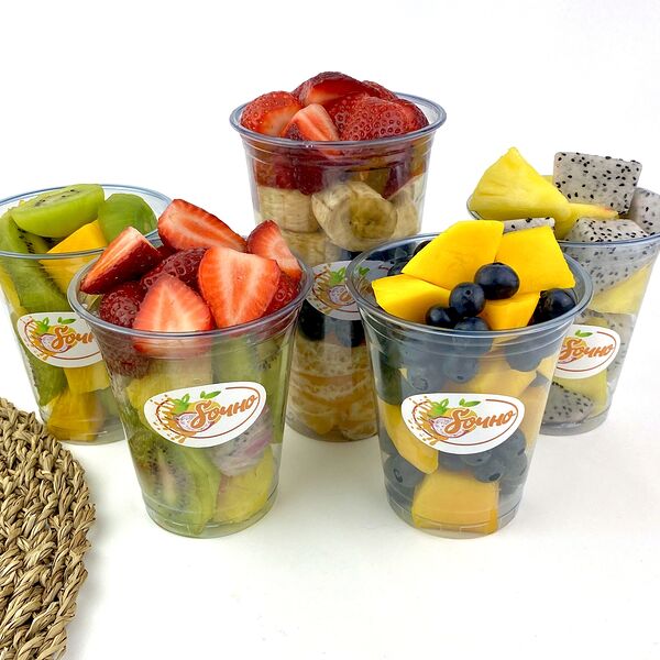 Комбо из экзотических фруктовых стаканчиков №2