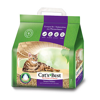 Cat's Best Smart Pellets наполнитель древесный комкующийся 5 кг.