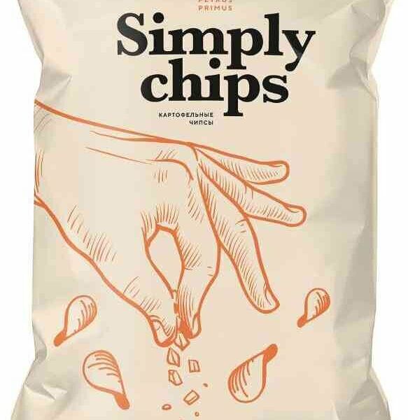 Чипсы картофельные Simply Chips Гималайская соль