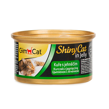 

Консервы для кошек GimCat из цыпленка с ягненком 70г
