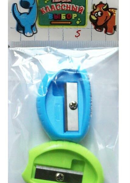 Набор точилок Европа Классный выбор 2 шт ассорти 88833