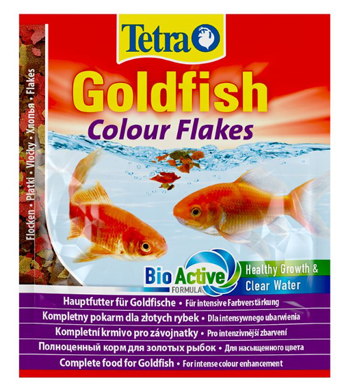 Tetra Goldfish Colour корм для улучшения окраса золотых рыбок (хлопья)