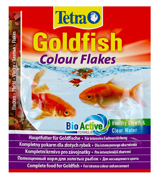 Tetra Goldfish Colour корм для всех золотых рыбок (хлопья)