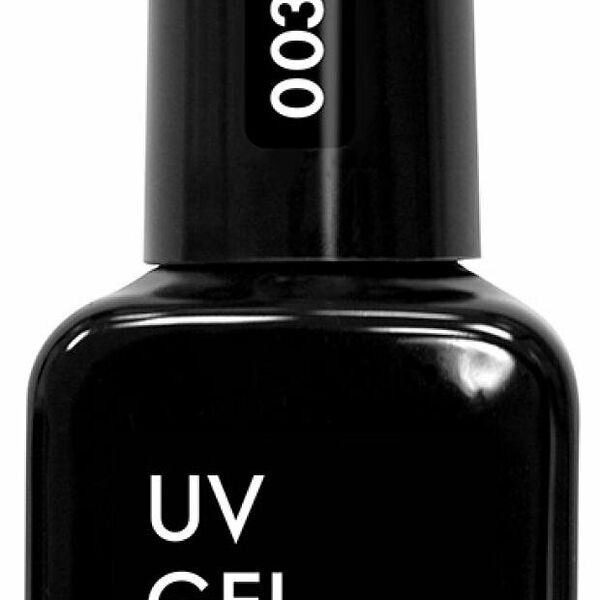 Гель - лак для ногтей черный тон 003 ТМ Olystyle (Олистайл)