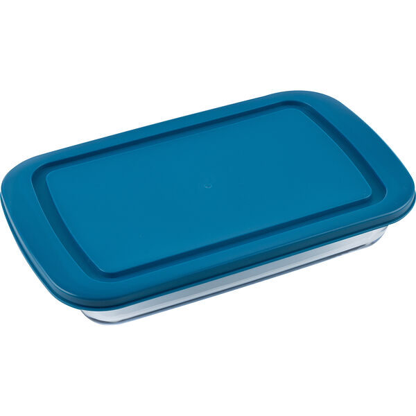 Форма для запекания Bellissimo с крышкой, 1.6 л, стекло/пластик