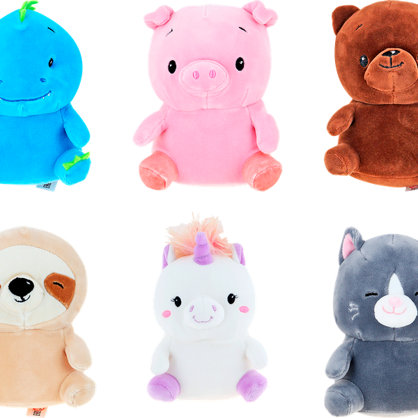 Игрушка мягкая BIGGA Зверенок 14см Арт. JD215551A-F