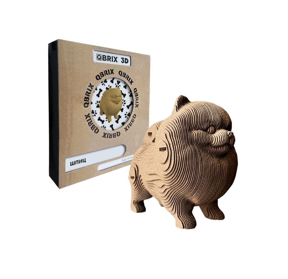 

Конструктор Qbrix Картонный 3d конструктор Шпиц