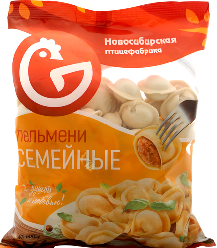 

Пельмени Новосибирская птицефабрика Семейные 800 г