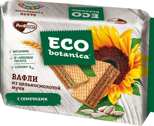 Вафли Eco Botanica с семечками 145г