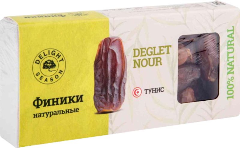 

Финики натуральные Delight Season Deglet Nour 250 г