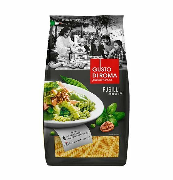 Макаронные изделия Gusto di roma Fusilli Спирали