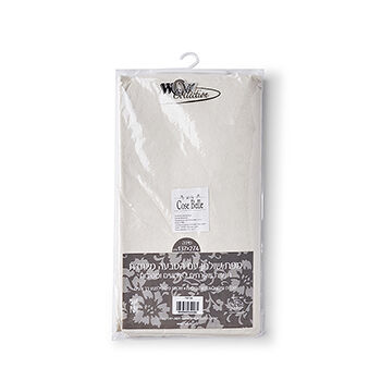 Скатерть Cose Belle с фланелевой подкладкой 210х380, кремовая, Китай