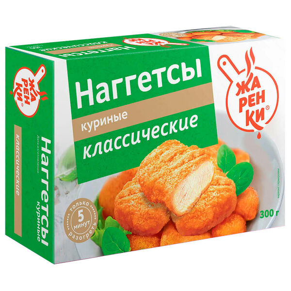 Наггетсы куриные морозко 300г классические