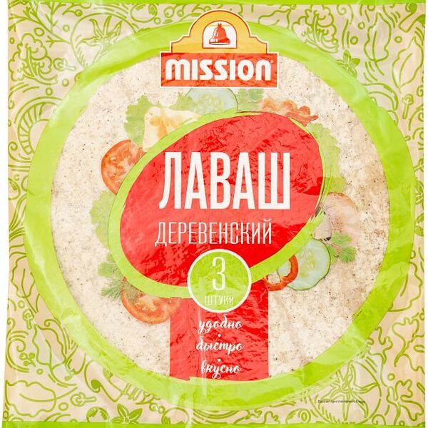 Лаваш Mission Деревеский 270г 3шт