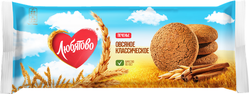 

Печенье овсяное Классическое Любятово 200 г