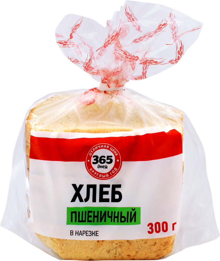

Хлеб 365 ДНЕЙ Пшеничный, 1-й сорт, в нарезке