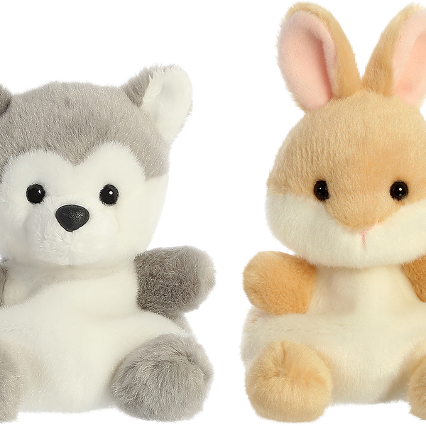 Игрушка мягкая AURORA Хаски/Зайчик