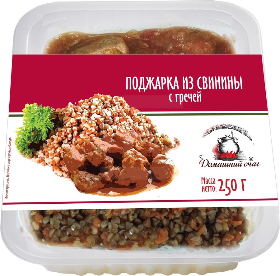

Поджарка Домашний очаг из свинины с гречей