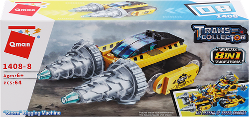 Конструктор QMAN Транспорт, Арт. 1408