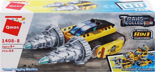 

Конструктор QMAN Транспорт, Арт. 1408