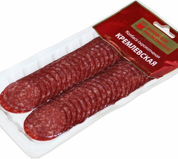 Колбаса Кировский МК Кремлевская с/к 100г