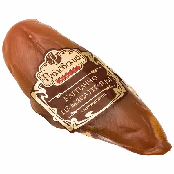 Карпаччо из мяса птицы Рублевский сырокопчёное